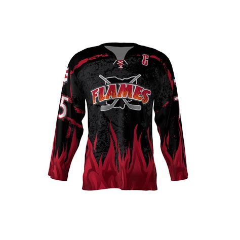 Ohio Flames Custom Dye Sublimated Hockey Jersey | Sublimation Kings