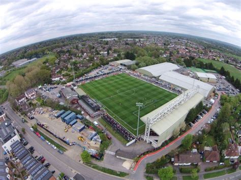 Woking Football Club on Twitter: "The Laithwaite Community Stadium from ...