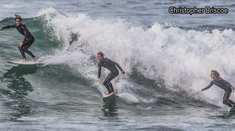 Surf's up! Big waves rock Windansea Beach | cbs8.com