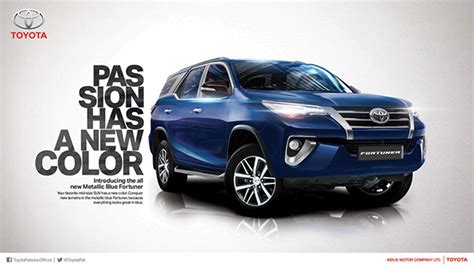 Toyota Fortuner new color on Behance