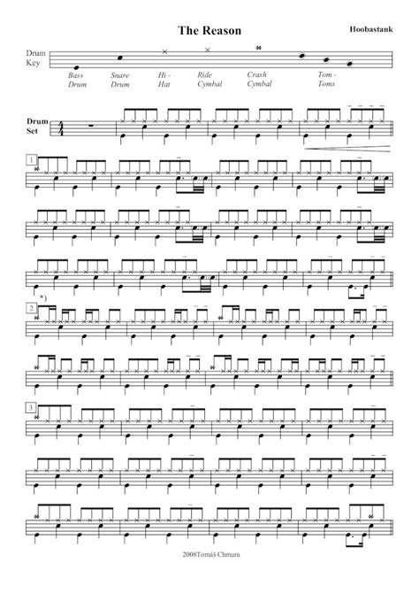 (PDF) Hoobastank - The Reason drum sheet music - DOKUMEN.TIPS