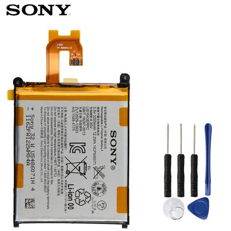 Original Replacement Sony Battery For SONY Xperia Z2 L50w Sirius SO 03 D6503 D6502 LIS1543ERPC ...