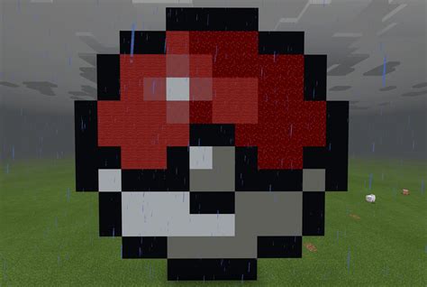 Pokeball Minecraft Pixel Art Pixel Art Templates Minecraft Pixel Art ...