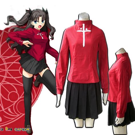 Tohsaka Rin One generation Fate Stay Night Fate/Zero Cosplay Costume ...