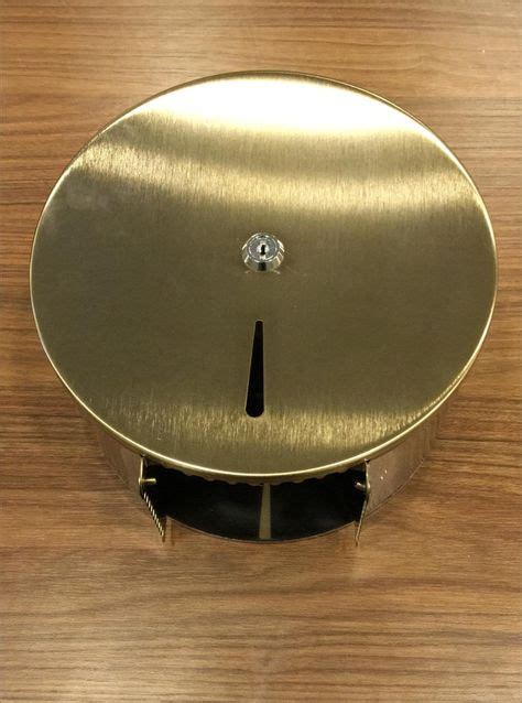 Commercial Toilet Paper Dispenser Wall Mounted Gold Polished Antique Brass-Jumbo Toilet Paper ...