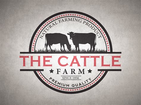 Business Logo Business Branding Cattle Cow Ox Emblem | Etsy