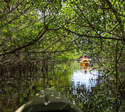 Premium Photo | Kayaking on a lake