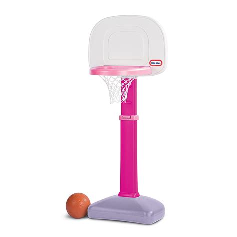 Toddler-sized basketball hoop helps start activity at an early age ...