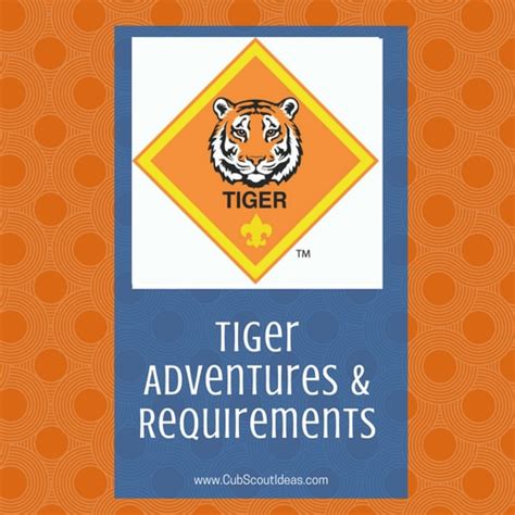 Cub Scout Tiger Rank Requirements ~ Cub Scout Ideas