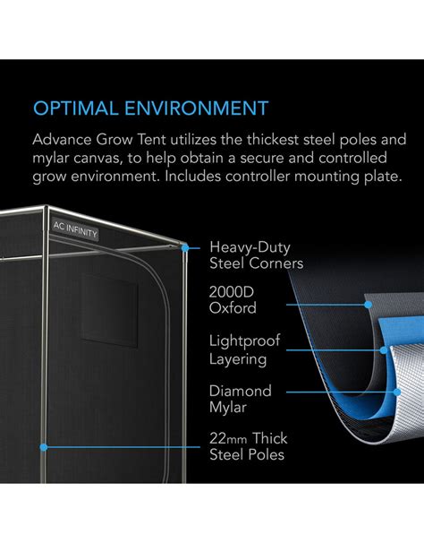 AC Infinity Grow Tent System 3x3 Kit - RASA Garden Supply Company