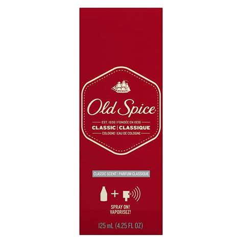 Old Spice Cologne Spray for Men, Classic Scent, 4.25 fl oz - Walmart.com - Walmart.com