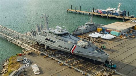 Austal launches first Cape Class patrol boat for Trinidad and Tobago ...