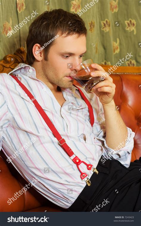 Man Drinking Whiskey Stock Photo 7243423 : Shutterstock