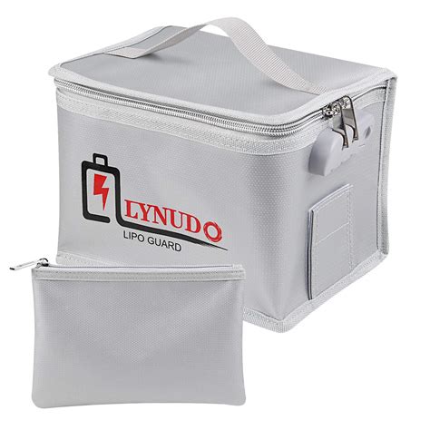 Buy QLYNUDO Lipo Battery Bag with Code Lock, ExplosionProof Fireproof ...