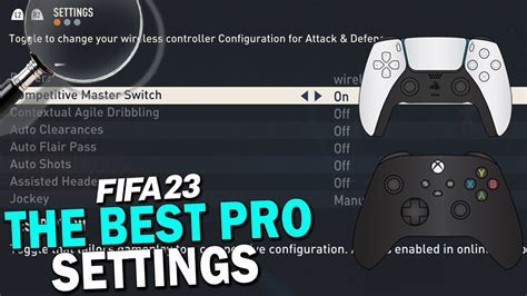 The BEST CONTROLLER & CAMERA SETTINGS in FIFA 23! - YouTube