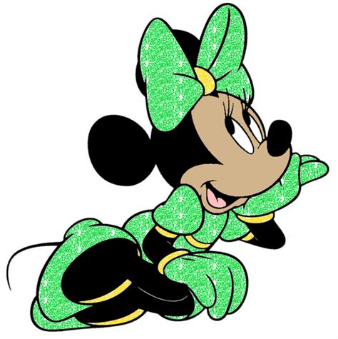 Minnie in her green for St. Patty's Day... | Mickey mouse cartoon, Minnie mouse drawing, Mickey ...