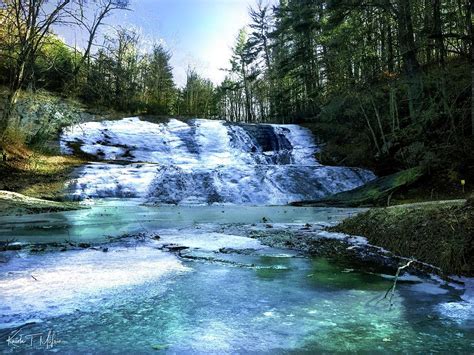 Moravian Falls Frozen - Jan 2018 Photograph by Terry McLain - Fine Art America