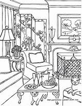 House Interior Coloring Pages At GetColoringscom  Free Printable sketch template