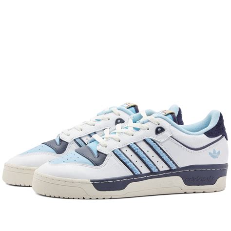 Adidas Rivalry Low 86 White & Clear Blue | END. (AR)