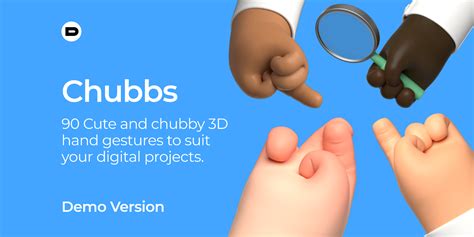 Chubbs 3D hands - Figma Hunt