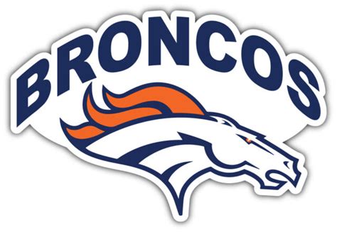 Denver Broncos NFL Sport Car Bumper Sticker Decal ''SIZES'' | eBay