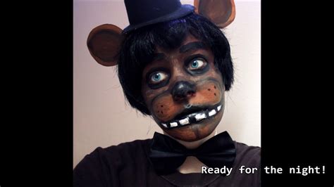 Freddy FNAF- Makeup Tutorial - YouTube