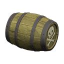 Sideways pirate barrel (New Horizons) - Animal Crossing Wiki - Nookipedia