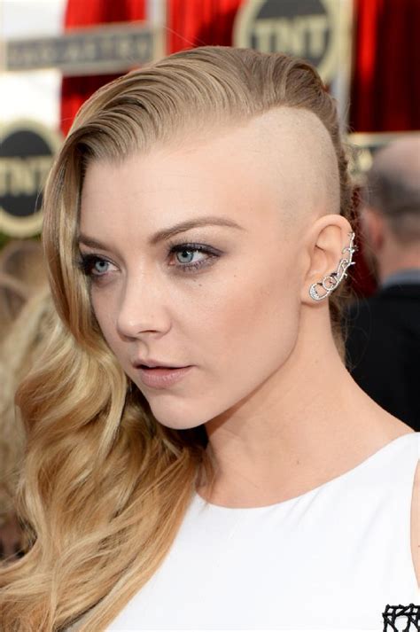 Natalie Dormer shaved undercut hairstyle – StrayHair