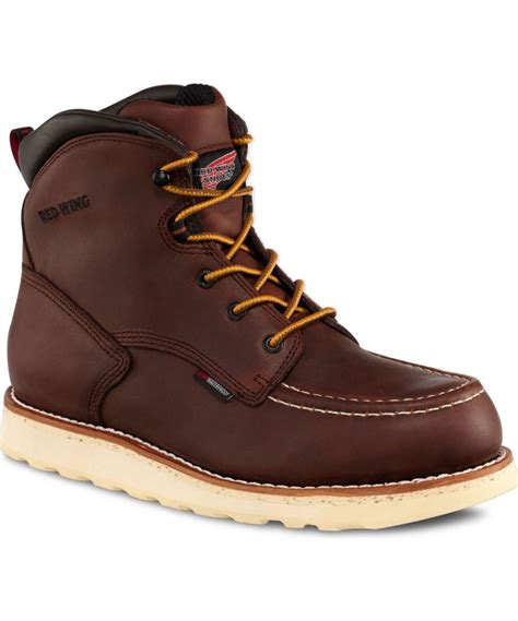 Red Wing Men's Waterproof Composite Toe, Moc Toe Boots (2415) — Dave's ...