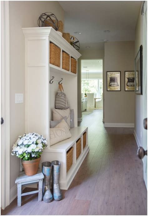 10 Clever Hallway Storage Ideas