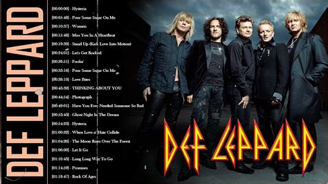 Def Leppard Playlist Of All Songs || Def Leppard Greatest Hits Full ...