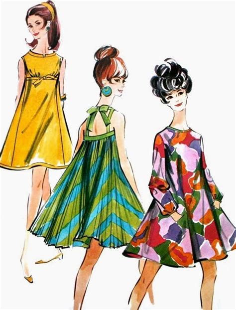 1000+ images about 1960's Fashion Illustration on Pinterest | Sewing ...