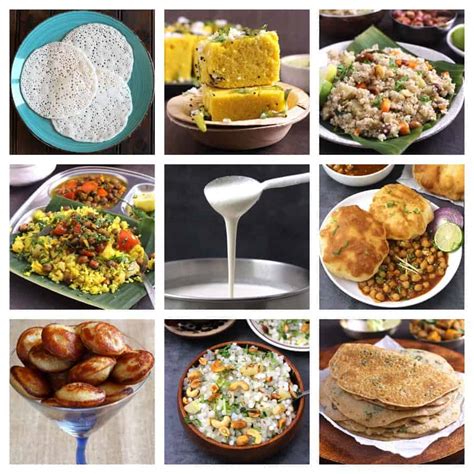 34 INDIAN BREAKFAST RECIPES | NORTH & SOUTH INDIAN VEGETARIAN BREAKFAST - Cook with Kushi