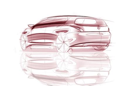 Premium Photo | Sketch of a future motor vehicle. Design of an idea