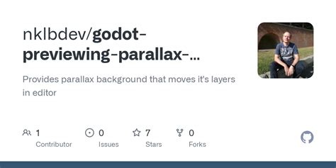 GitHub - nklbdev/godot-previewing-parallax-background: Provides parallax background that moves ...