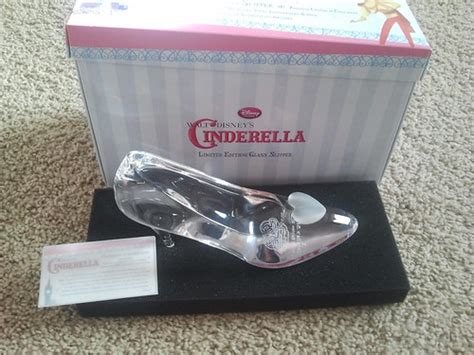 Cinderella and Disney Store 25th Anniversary Cinderella Glass Slipper Replica (#3306706 ...