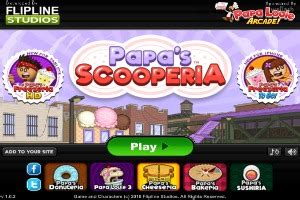 Papa’s Scooperia - Unblocked Games