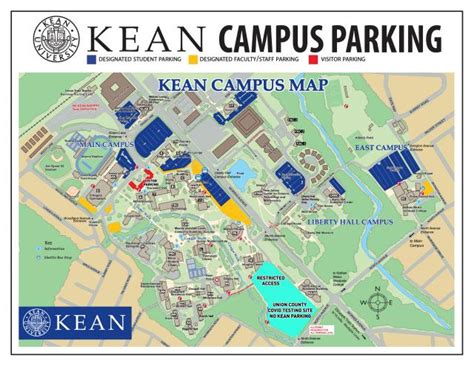 2020 Parking Map | Kean University