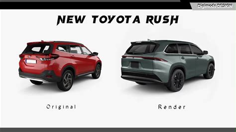 All-New 2024 Toyota Rush Looks Like It's Got a Digital Sugar Crush on a Prius - autoevolution