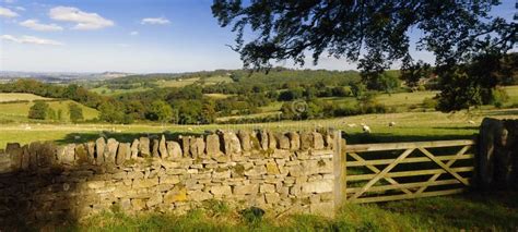 Cotswolds landscape stock image. Image of grass, trees - 5135537