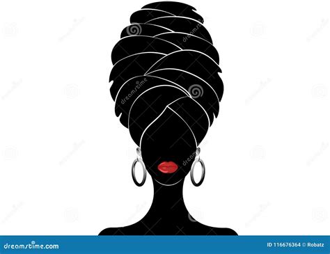 Illustration Full Body Black Woman Silhouette - Janeforyou