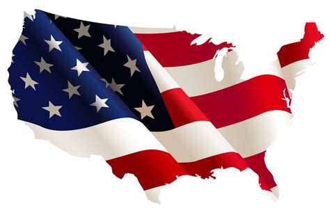 American flag united states flag clipart 3 clipartcow 2 - Clipartix