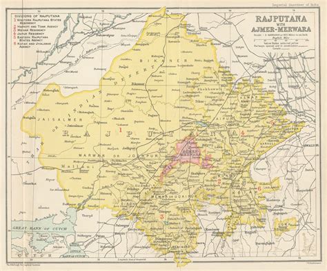 Map of Rajputana | India facts, Historical maps, History