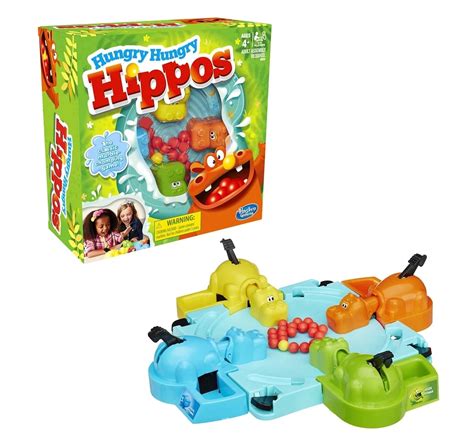 Buy Hasbro Gaming Elefun & Friends Hungry Hungry Hippos Game Games for Kids age 4Y+ Online ...