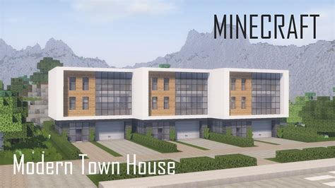 Minecraft Modern Town Ideas