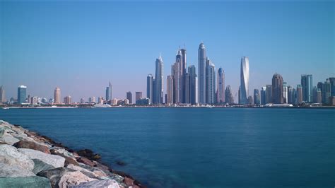 day light dubai marina panoramic time lapse 1280233 Stock Video at Vecteezy