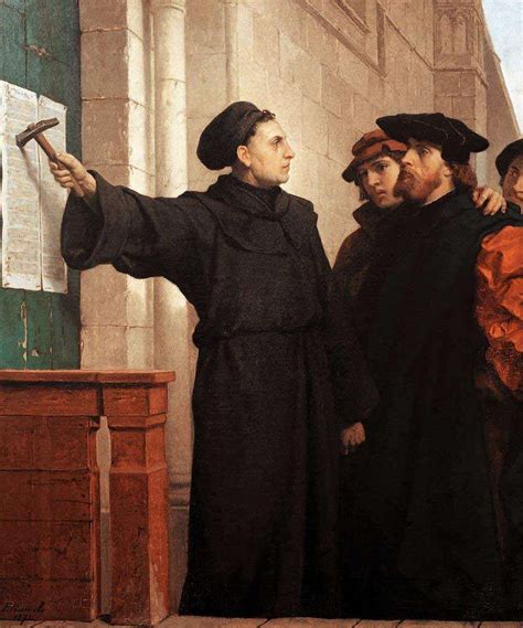 October 31, 1517- Martin Luther posts 95 theses - The Declaration