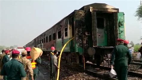 Pakistan train fire: 70 dead after gas explosion - The Arabian Stories News