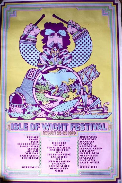 Isle of Wight Festival poster 1970