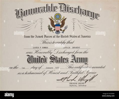 Military discharge hi-res stock photography and images - Alamy